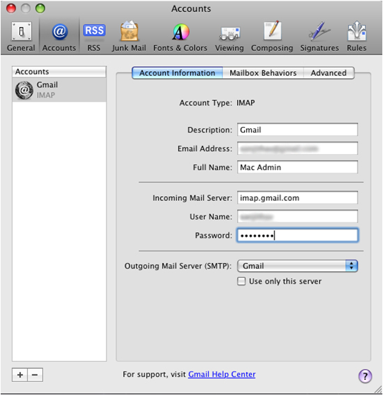 mac app mail for gmail